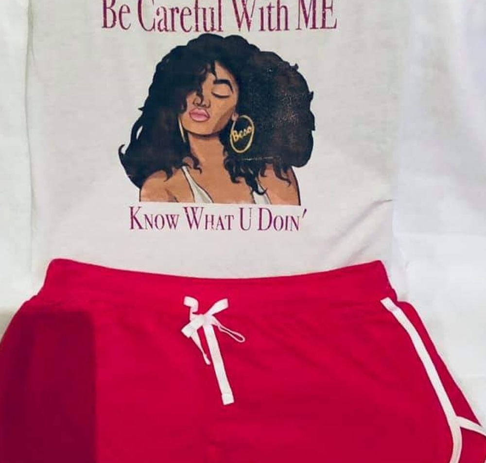 Ladies custom short sets